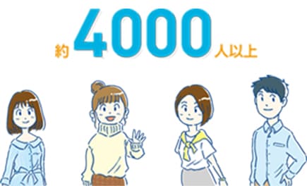 約4000人以上